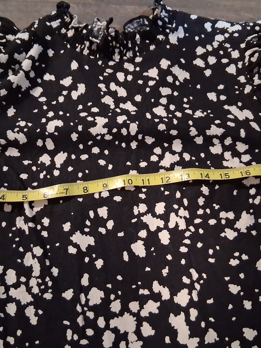 Who What Wear Black White Speckled Midi Dress Office Business Casual Sz Large - Picture 7 of 8